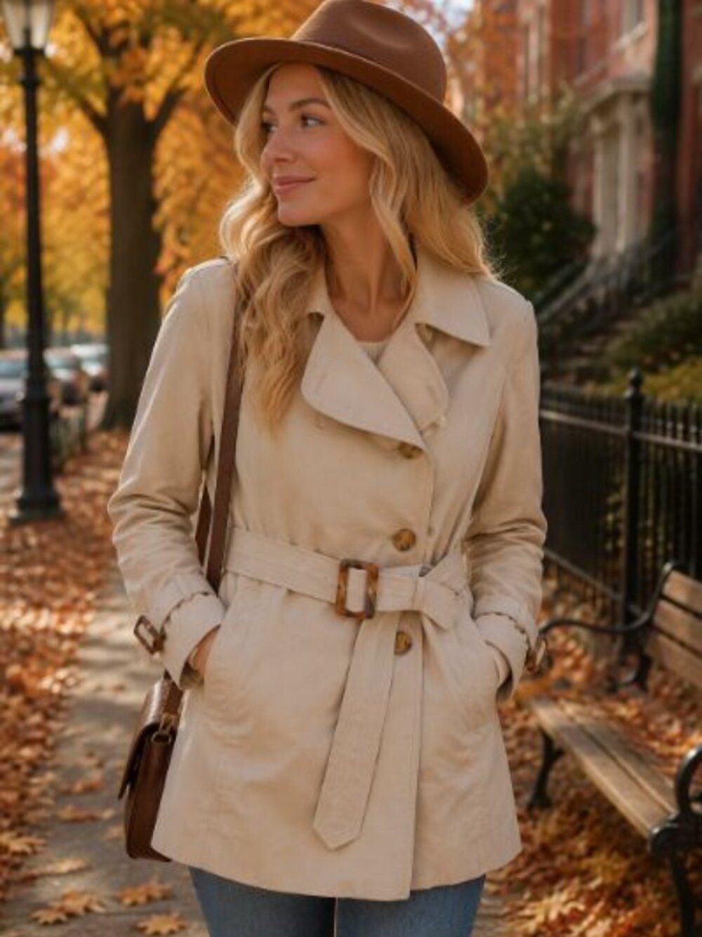 💕 E.I.S. Short Classic Trench Coat ✨